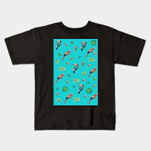 Beautiful Birds Tropical Merchandise Kids T-Shirt